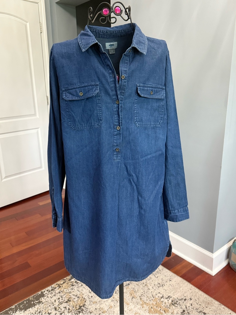 Old Navy Indigo Denim Tunic Dress